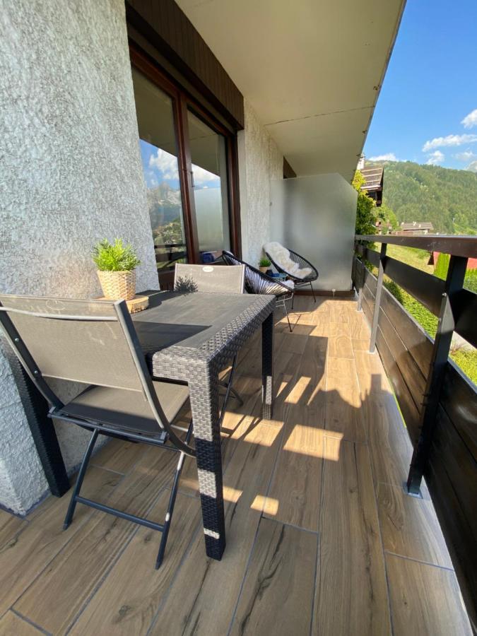 Bel Appartement Avec Vue Exceptionnelle Le Grand-Bornand Exterior photo